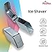 CHAMPS Manual Ice Shaver - Raspador De Hielo Para Raspados - Mexican Ice Maker - Handheld Ice Scraper - Tinned Ice Shaver Stainless Steel Blade for Shaved Granita - One Size, Silver - Cocina Mexicana