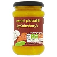 Sainsbury's Sweet Piccalilli 295g Piccalilli sucré au chou-fleur, oignons et cornichons. Marque: dakomyo