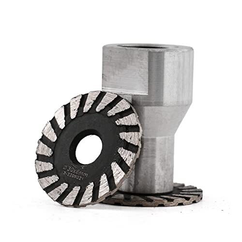 YDROWN 30mm Mini Engraving Diamond Saw Blade with RemovabIe Flange 5/8-11 Cutting Disc Carving Concrete Granite Sandstone (30 MM)