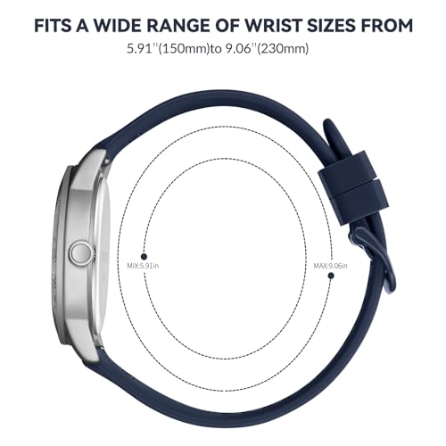Image of Mens Watches Easy to Read Waterproof with Silicone Strap for Men 24-Hour Military Time Tactical Casual Wristwatch