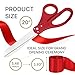 Red Ribbon Cutting Ceremony Kit – Grand Opening Scissors for Special Events Giant Scissors 20 Inch with Red Ribbon for Inaugurations and Ceremonies