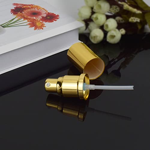 2 Pcs Foundation Pump Fit For Estee Lauder Double Wear Makeup Foundation Bottles Control Cosmetic Liquid Quantity Instead Of Wasting (Gold) #TOP5