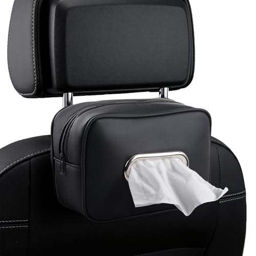 LOOBANI 車用ティッシュケース ブラック