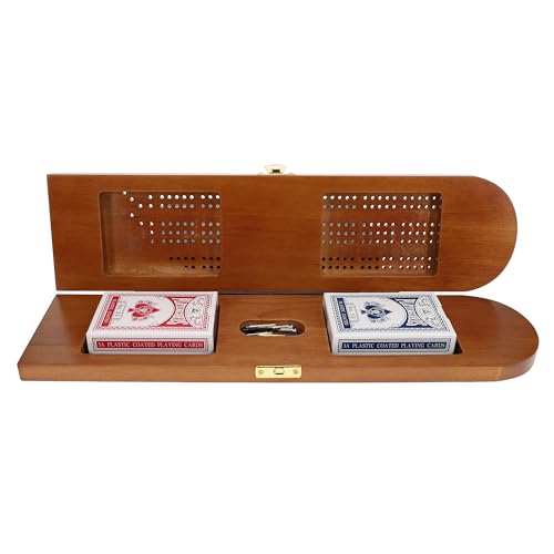 Wooden Cribbage Board Game Set Pacific Shore Games miniatura 3