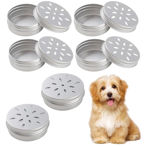 WUSJCOF - WUSJCOF Kit De Dressage De Parfum pour Chien, 6 Pièces, Agilité De Chien, en Aluminium, équipement De Formation D'odeur De Nez De Chien, Kit De Travail De Parfum