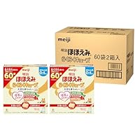 Amazon.co.jp: 明治ほほえみ らくらくキューブ 540g (27g×20袋)[0ヵ月