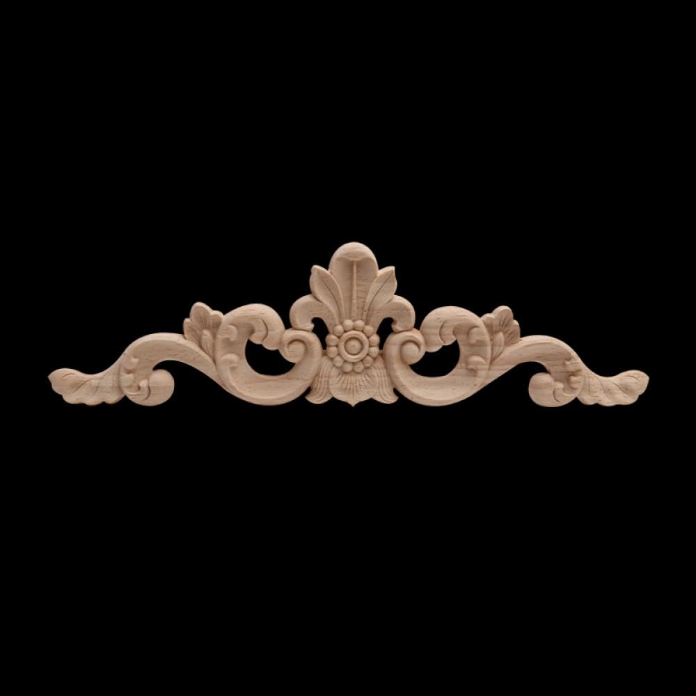 Molduras de madera de caucho C62 para restaurar muebles antiguos 4
