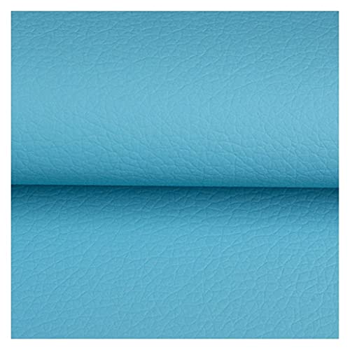 Simili cuir souple bleu ciel pour réparer facilement un canapé abîmé