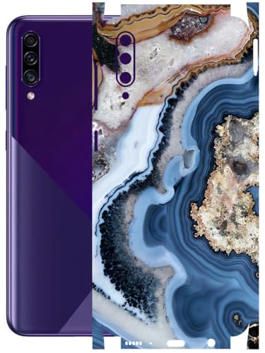 Image of AtOdds - Full Body Back Screen Guard Protector Film - Lamination Wrap Skin Sticker Compatible with Samsung Galaxy A30s | Scratchproof Matte Finish (Floor Marble)