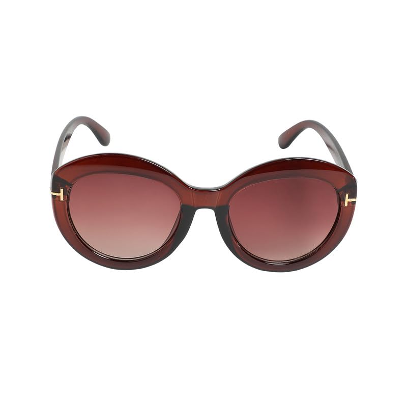 Women's The Orb Cateye Sunglasses For Casual Wear | One-Size | Coffee Brown Polycarbonate Frame | Chestnut Brown Polarized Lens | Full Rim | Eyewear For Woman & Girls-image-31