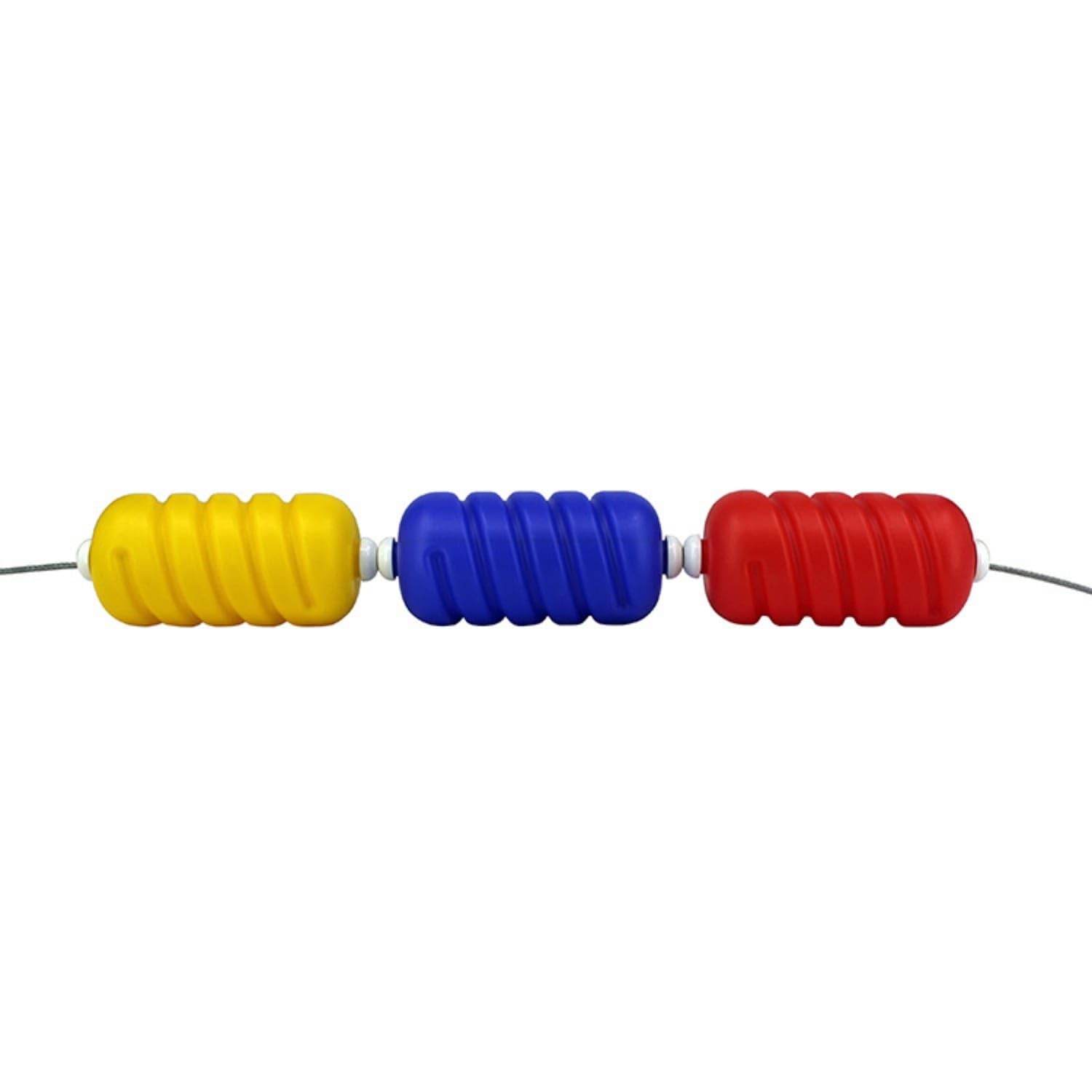 Spiral-Shaped Swimming Lane Line Segmented Swimming Lane Divider Ribbed Pool Rope with Floats High Visibility for Swimmers, Coaches, Competitions, Spiral 9CM a-image-10