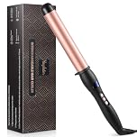Hair Curling Wand 32mm, Haglater Curler Quick Heating Curling Wand for Long Hair, Ceramic Barrel Curling Iron with Adjustable Temperature 80-230°C