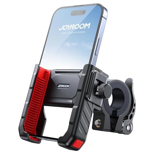 JOYROOM Handyhalterung Fahrrad【Anti Shake Stoßdämpfender】 Motorrad Handyhalterung 【1S Schnellspanner】 Universal Handyhalter für Fahrradlenker und Auch für iPhone 17/16/15/14, Samsung S26/S25 (4.7"-7")