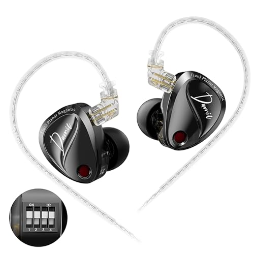 Linsoul KZ Duonic �n�C�u���b�h�^�n�C�G���hHiFi���|�����C���t�H�� 3�}�O�l�b�g���ʎ��C�h���C�o�[ �������O�G�N�X�J�[�V�����݌v��Flux3�h���C�o�[ �����ȃT�E���h�|�W�V���j���O������ �����x�ȃv���t�F�b�V���i���d�q�t�B���^�[������ 