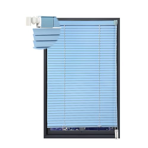 Persianas Venecianas de Interior Estores Horizontales de Aluminio Lamas 25.0 mm Hogar Oficina Cortinas Opacas Privacidad para Baño(170cm x 120cm)