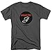 Parks & Rec Mouse Rat Pawnee Band Charcoal Gray T Shirt & Stickers (Small)