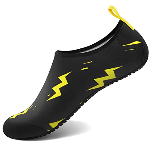 Homitem Mens Womens Water Shoes Barefoot Beach Pool Shoes Quick-Dry Aqua Yoga Socks Slip-On For Women Men Surf Swim Water Sport #TOP5