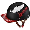 Vintage Retro Open Face Motorcycle Helmet Baseball Cap Half Helmets with pull-down Lens for Men Women Moped Cap Jet Scooter Street Cruiser - DOT Certified (Moto Rider, Medium)