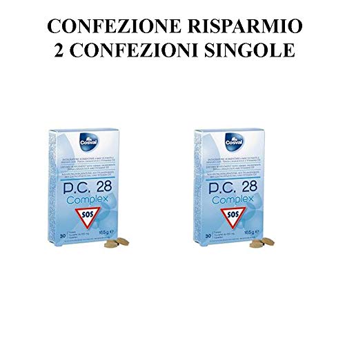 Cosval P.C. 28 Complex 30 CV de 550 mg 2 envases individuales