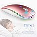 immagine 7Coener M12 Mouse Senza Fili Bluetooth, Bluetooth 5.1 + 2.4G Wireless Ricaricabile Mouse Senza Fili Ottico Piccolo Portatile con Mouse USB per per Notebook, PC, Laptop, Computer, MacBook (Oro Rosa)