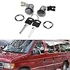 For Ford For Ranger F150 F250 F350 Door Lock Cylinder XL2Z7821990AC with Keys for E150 E250 E350 E450 E550 Super Duty Explorer Econoline 1996-2009 Replacement #4