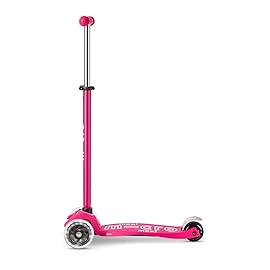 Micro Kickboard - Maxi Deluxe LED - Three Wheeled, Lean-to-Steer Swiss-Designed Micro Scooter for Kids with Motion-Activated Light-Up Wheels for Ages 5-12