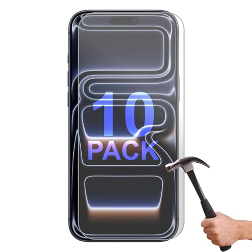 Verre trempé iPhone 17 Pro Max ultra résistant lot de 10 vitres clarté HD
