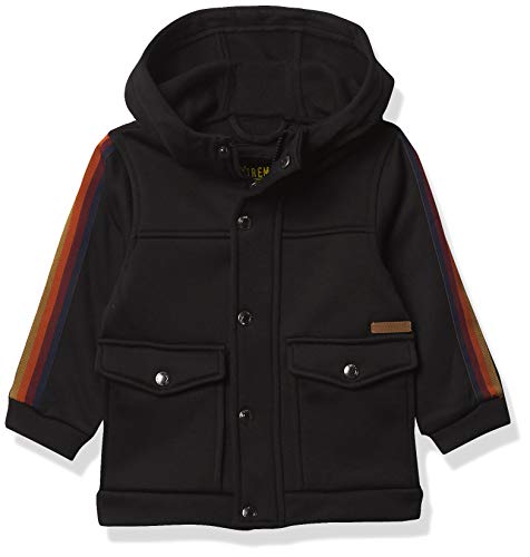 Ixtreme Boys' Fleece Jacket With Stripe, Black, 2T #TOP28