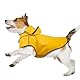 Regenmantel Hund DQGHQME Hunderegenmantel mit Reflexstreifen, Verstellbarer Regenjacke Hund, Hundemantel Wasserdicht, Regencape Hund Mit Kapuze, Regenjacken für Kleine Mittelgroße Groß Hunde