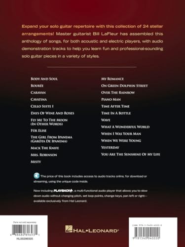 Cocktail Guitar | Essential Anthology of Solo Guitar Arrangements | 24 Classic Songs in Tablature and Standard Notation | Includes Online Audio with Slowdown and Looping Features - Image 2