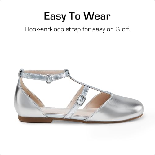 DREAM PAIRS Girls Dress Shoes Mary Jane Flats for Little Girls Party Shoes with T Strap3