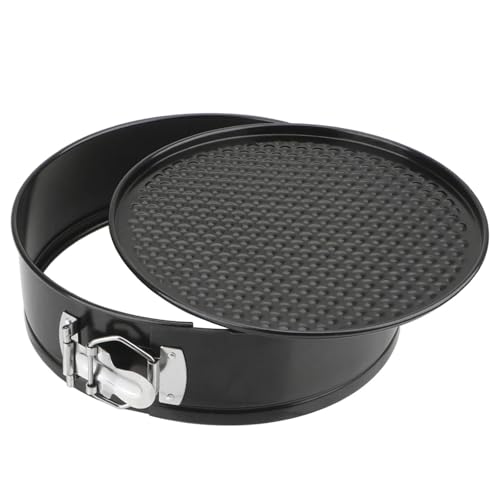 Poêle à gâteau ronde en acier au carbone robuste et durable
