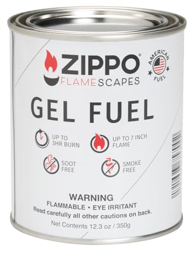 Zippo FlameScapes™ Gel Fuel, 12.3 Oz (Pack of 6) - White -  60055