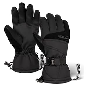 Tough Outdoors Snow Gloves – Men’s & Women’s Waterproof Winter & Snowboarding Gloves