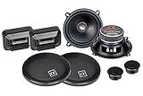 Alphasonik 1 Pair of NS500C Neuron Series 5.25' (360 Watts Max for The Pair) 180 Watts Max Per Component 2-Way Component Speaker Set with 1' Silk Dome Tweeter External Crossover Grilles Included