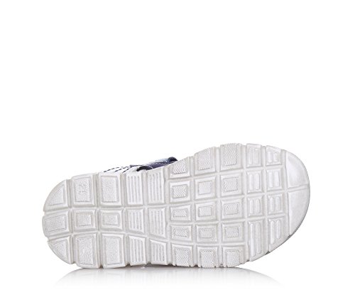 Balocchi Sandalo Blu e Grigio in nabuk e Pelle