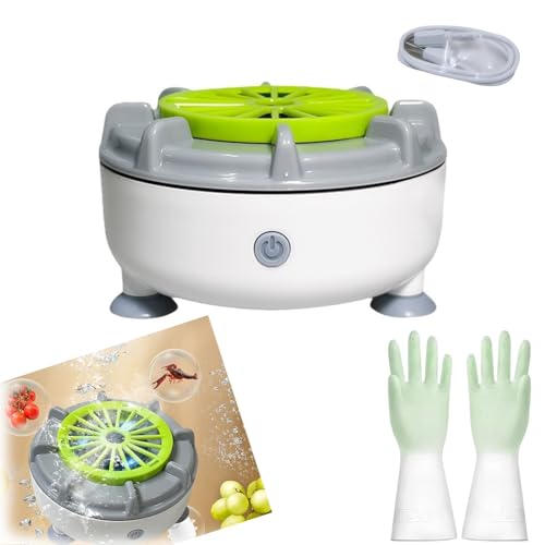 Efficient Portable Fruit and Vegetable Washers, Rechargeable Fruit and Vegetable Washing Machine, Electric Fruit Cleaner, Ultrasonic Vegetable Cleaner, for Fruits, Vegetables, Grain (Charging model)