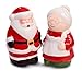 Christmas Salt and Pepper Shakers, Santa & Mrs Claus Holiday Ceramic Set, Holiday Decor, Barclay's Buys