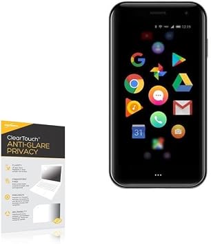 BoxWave Screen Protector Compatible with Palm Phone PVG100 - ClearTouch Anti-Glare Privacy 2-Pack, Privacy Screen Protector Flexible Film Anti-Glare
