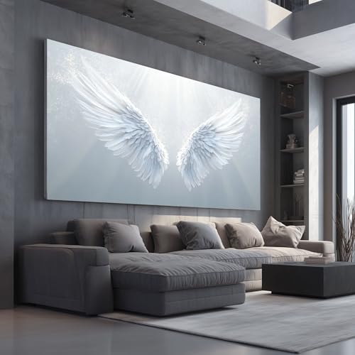 Tableau decoration murale fantastique aile pour habiller un mur vide sans cadre 50x100cm
