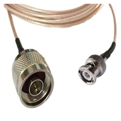 Yige Store RG316 N �I�X - BNC �I�X 50ohm �����ᑹ���W�����p�[�P�[�u�� 15/20/30/50cm 1m 2m 300cm 5m 7m 10m 15m 20m 30m(15cm)