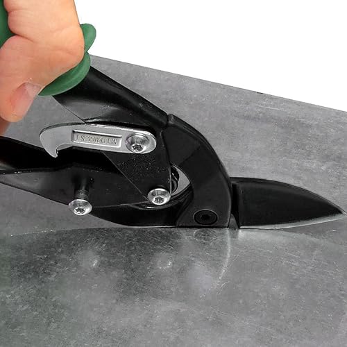 Midwest Blackout Series Aviation Snip - Right Cut Offset Tin Cutting Shears with Forged Blade & KUSH'N-Power Comfort Grips - MWT-6510RO - Image 5