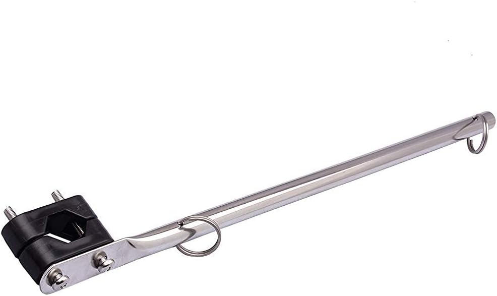 2 PCS Stainless Steel Rail Mount Boat Pulpit Staff, boat yacht marine flag pole(7/8" - 1") - Image 8