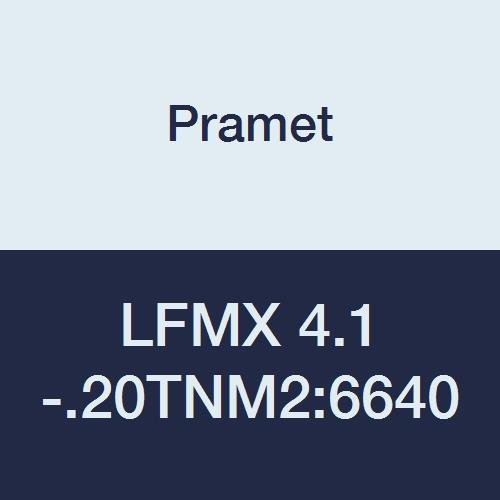 LFMX 4.1-.20TNM2:6640 Carbide Steel and Stainless Steel Geometry Indexable Part Off and Grooving Insert, Overall Width 0.161", 1" Cutting Edge, PVD, 90 Degree Rectangle, Gold (Pack of 10)