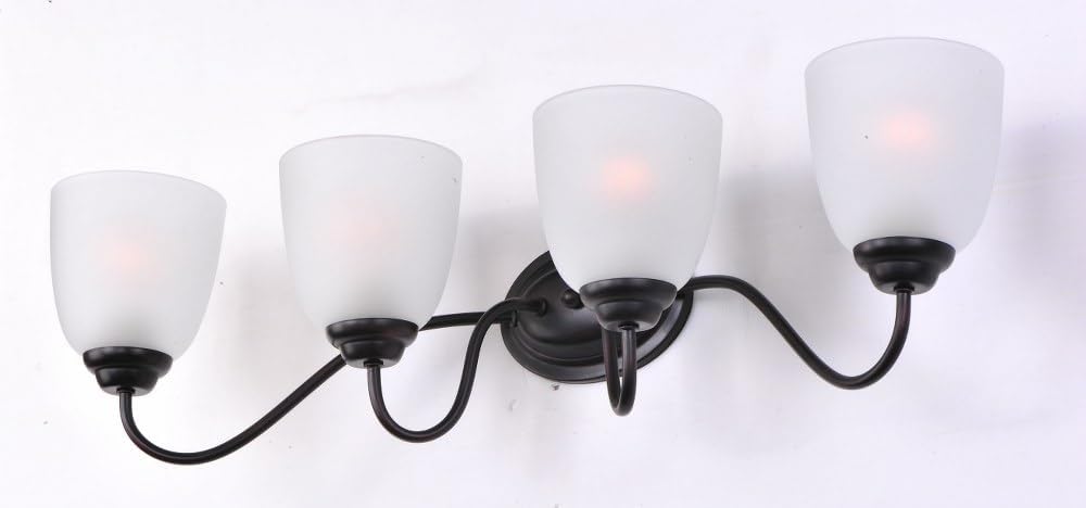 Maxim Stefan-4 Light Contemporary Bath Vanity in Contemporary style-29.75 Inches Wide by 8 inches high-Oil Rubbed Bronze Finis