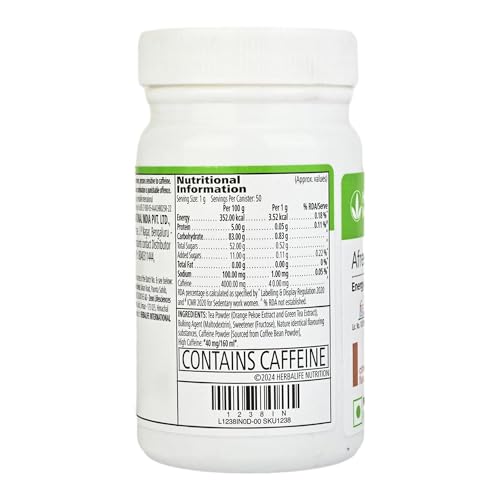 HERBALIFE AFARESH ENERGY DRINK CINNAMON FLAVOUR 50g