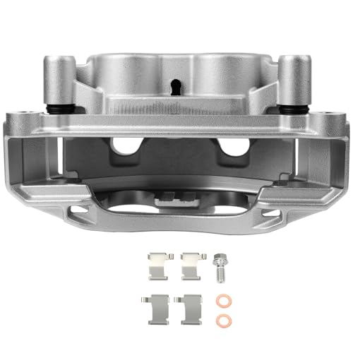 Image of SCITOO Front Left Brake Caliper With Bracket 18B5303 Fit For Chevy Silverado 2500 HD /Silverado 3500 HD, For Chevy Suburban 3500 HD 16-17 For GMC Sierra 2500 HD 11-17 For GMC Sierra 3500 HD 11-17