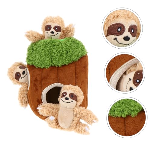 Jouets peluche pour chien interactifs avec cache-cache intégré - 8