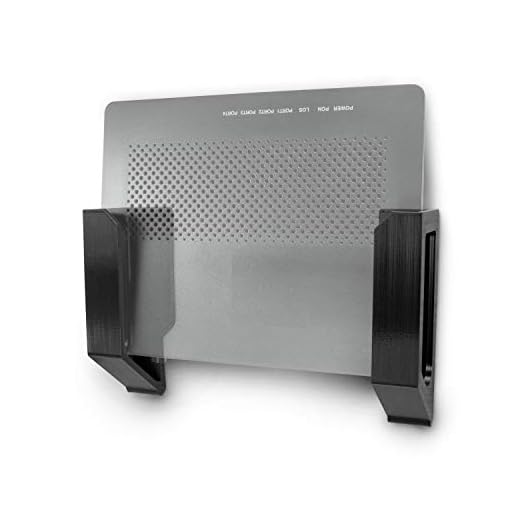 BRAINWAVZ Screwless 1.5" Wide Cable Box Mount, Modem, Router, Mesh, Streaming Media Devices & More Wall Mount | Wall Mount Any Device Upto 1.5" Wide & 4lb in Weight, Strong VHB Adhesive, No Tools