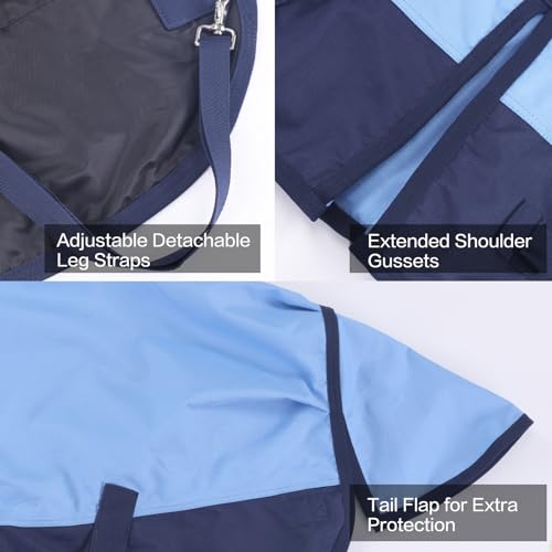 Image of 1200D Mini Horse /Pony Blanket 0g No-Fill Waterproof Turnout Sheet